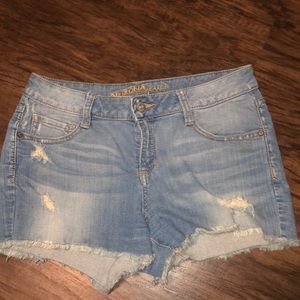 Distressed Jean Shorts